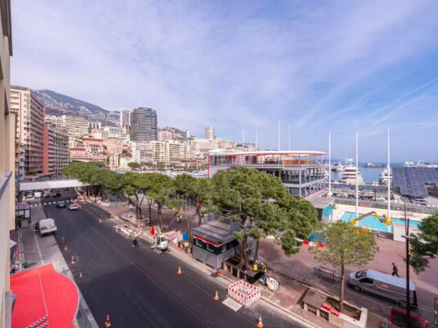 Appartement 1 chambre avec vue sur le port d’Hercules et F1