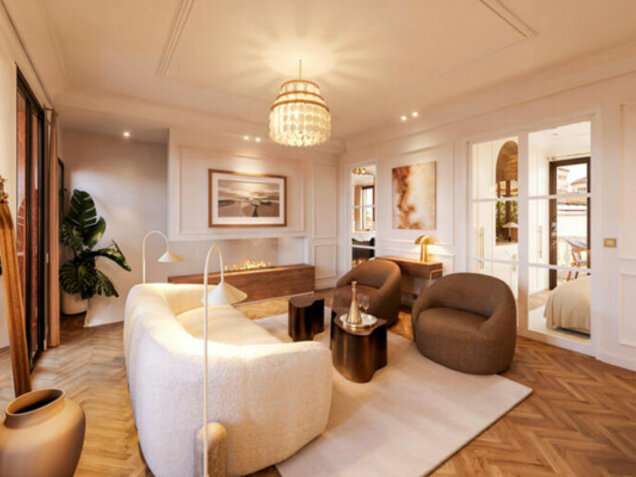 Appartement rénové de 2 chambres