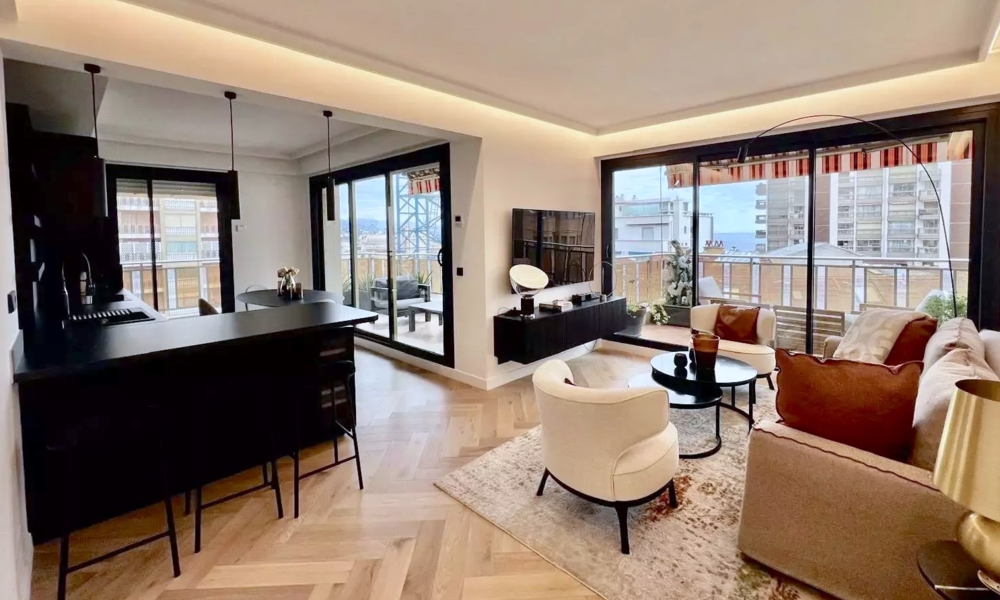 Appartement rénové et meublé de 2 chambres - 1/14